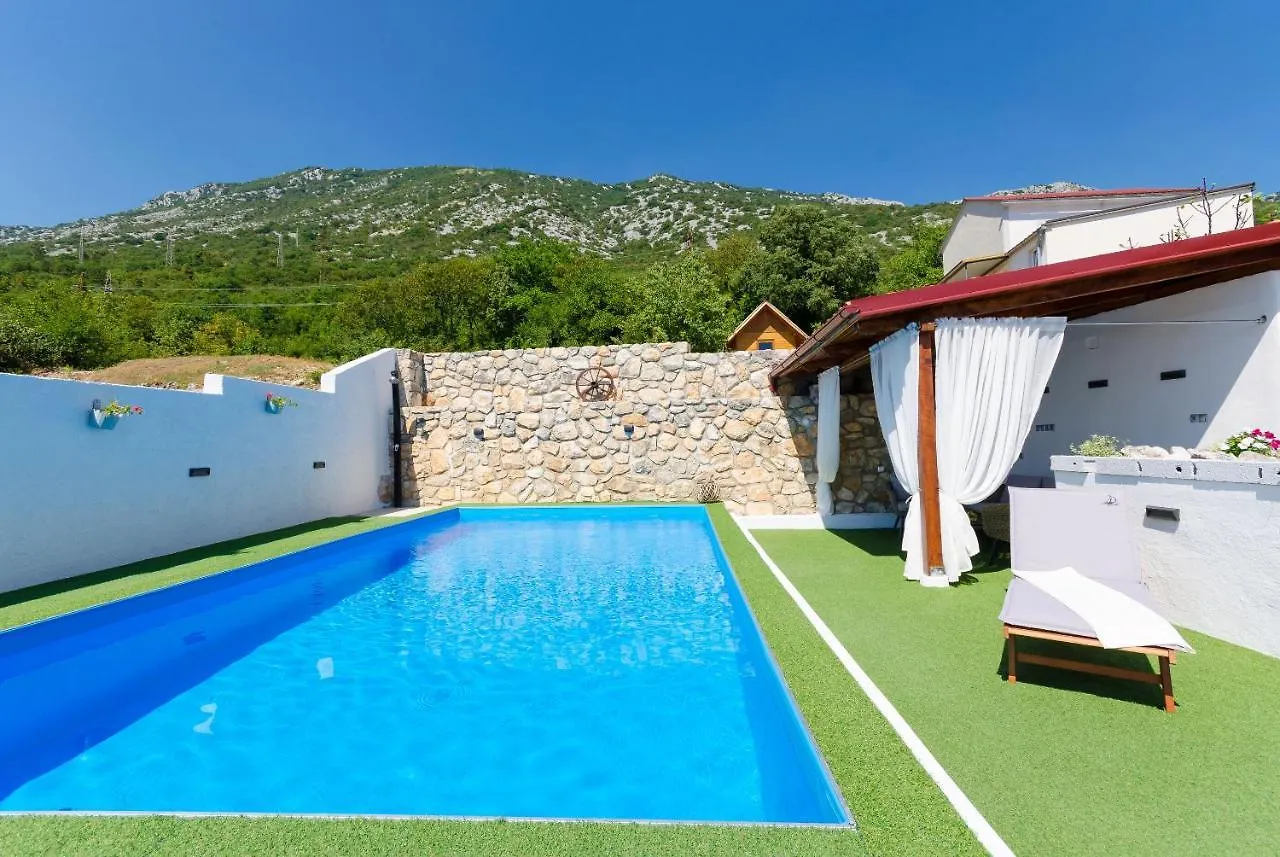 House Bozica With Sauna And Pool Tribalj  Prázdninový dům