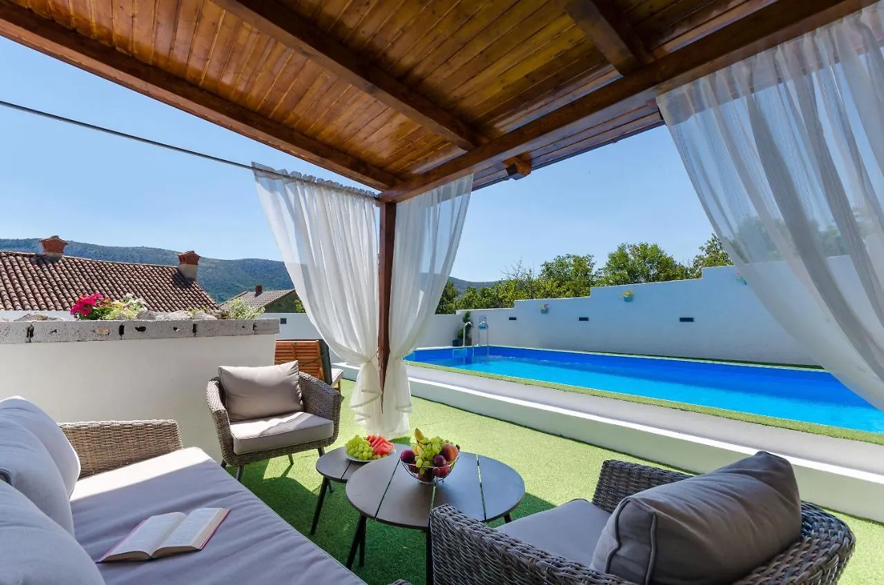 House Bozica With Sauna And Pool Tribalj  Prázdninový dům